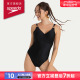 Speedo/速比涛 纤姿唯美系列调节肩带遮腹显瘦连体泳衣女2024新品