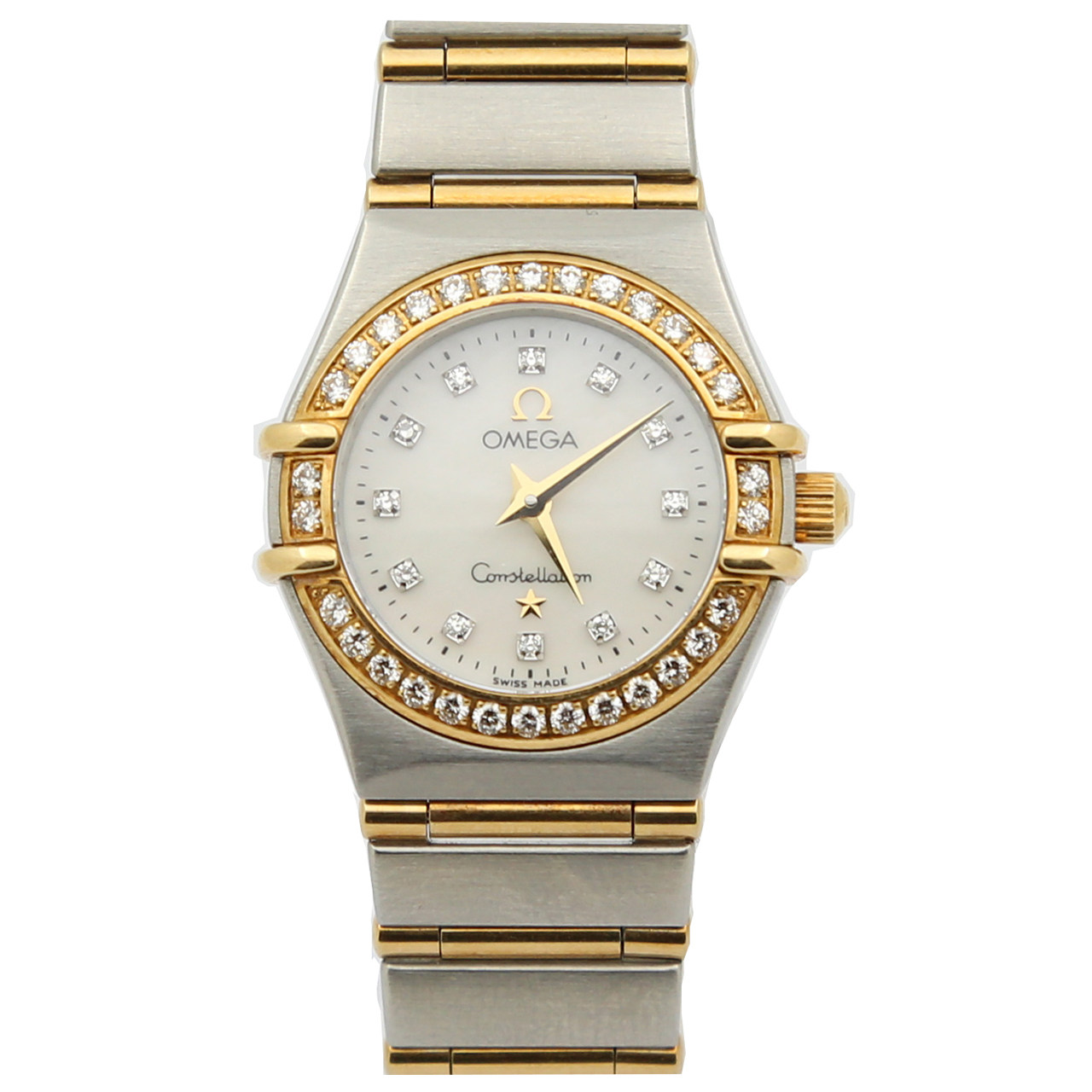 [9.0新]欧米茄omega女士石英手表星座constellation系列腕表