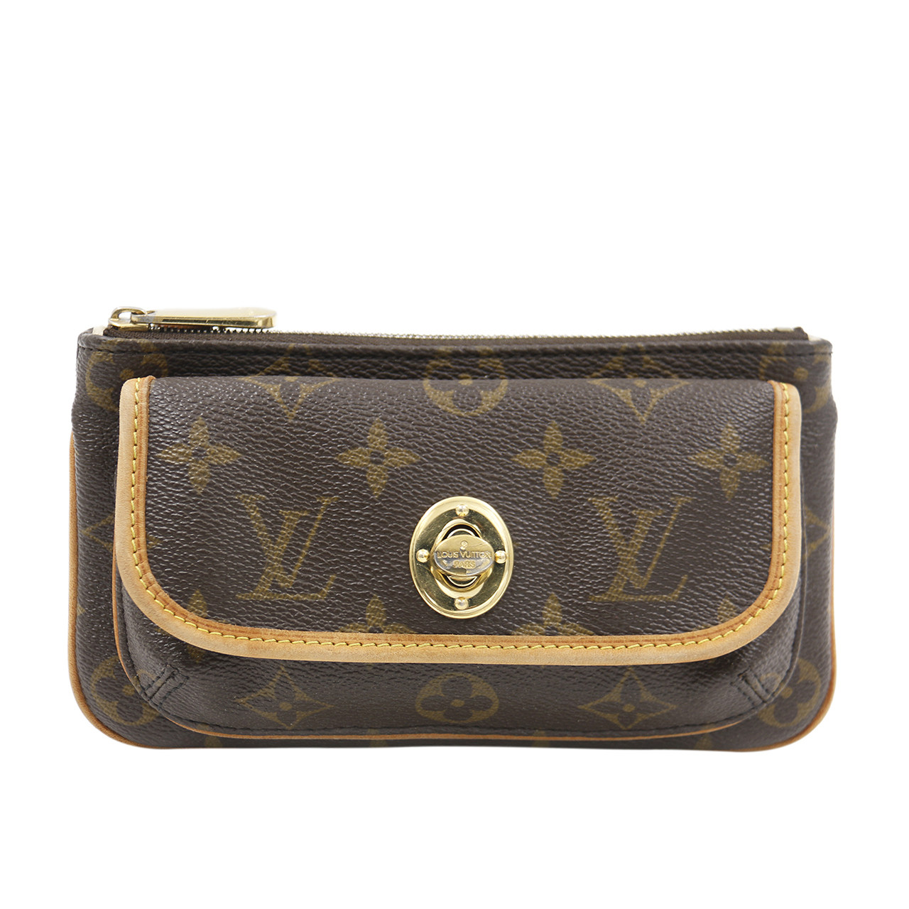 [8.5新]路易威登lv女士手拿包monogram帆布经典老花手包