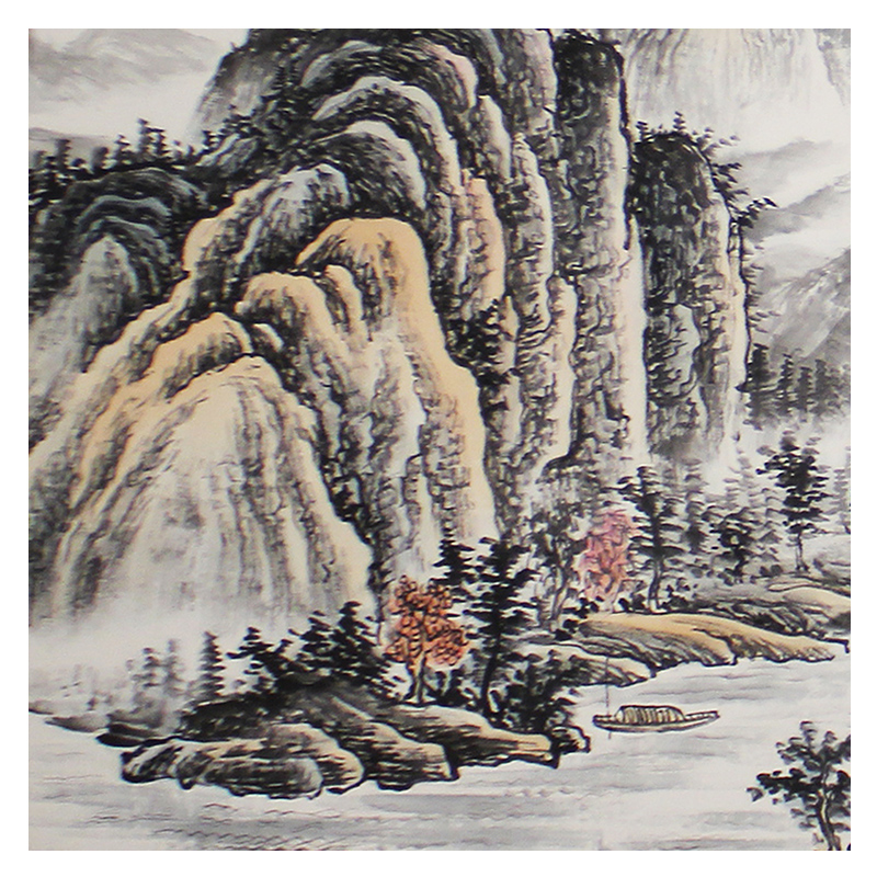 林筱之《溪山雅居》著名山水画家