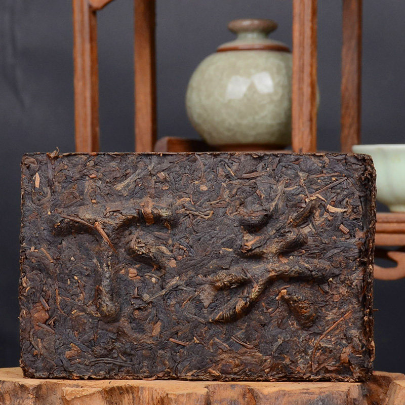 ( 8片 )1998 年下关宝焰砖茶 陈年普洱茶 砖茶 生茶 2000g