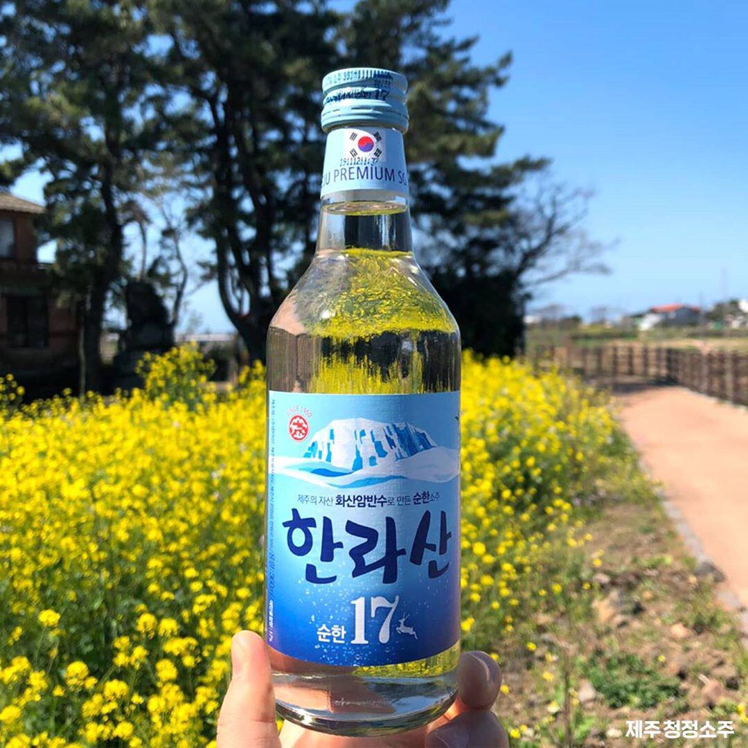 济州汉拿山偶来烧酒17度 360ml*2瓶【韩国原装进口】