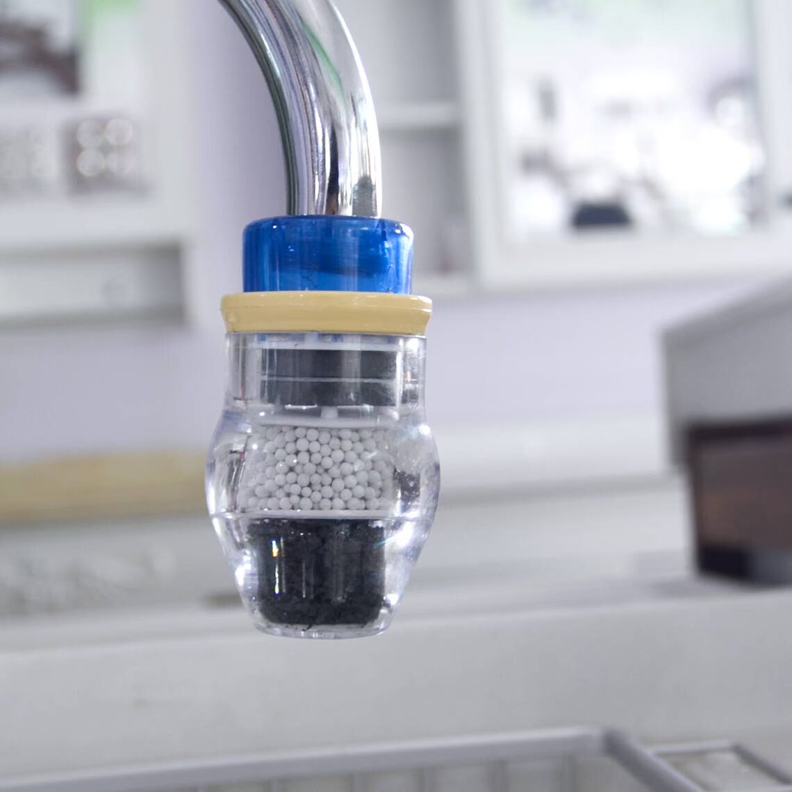 层过滤器滤水水龙头家用简易小型活性炭自来水过滤器