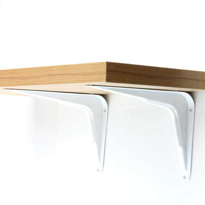 加厚三角支架层板托架置物架木板安装微波炉架金属隔板架子经济型