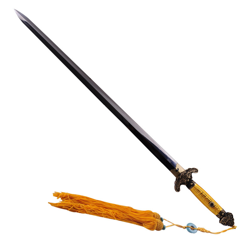 金奖作品---职官佩剑 周强 中国古法铸剑师(未开刃)