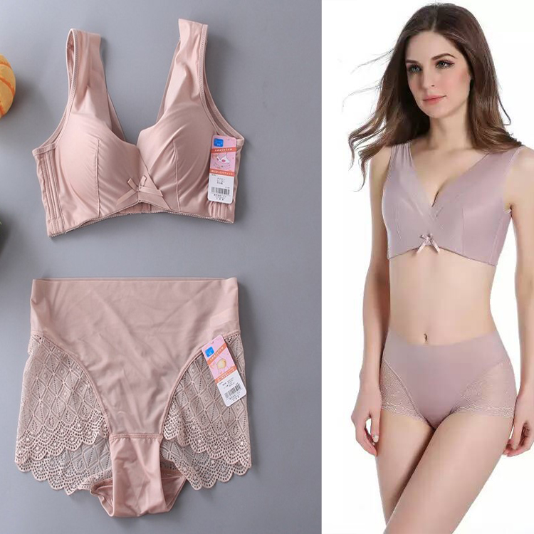 Exit Japan special counter Wireless comfortable Smooth Vest type Large Bras Panty Set 95B90C85D80in the Lingerie/Men's underwear/Tracksuit , Bra category - from Buy2taobao.com to provide professional Taobao agent buy service