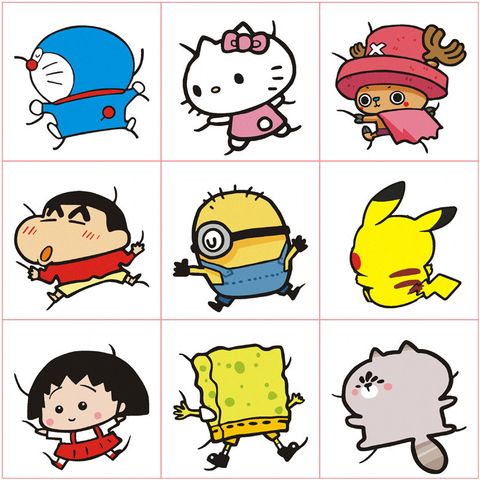 汽车车贴个性创意划痕装饰遮挡改装动漫卡通车身贴3d立体贴纸防水