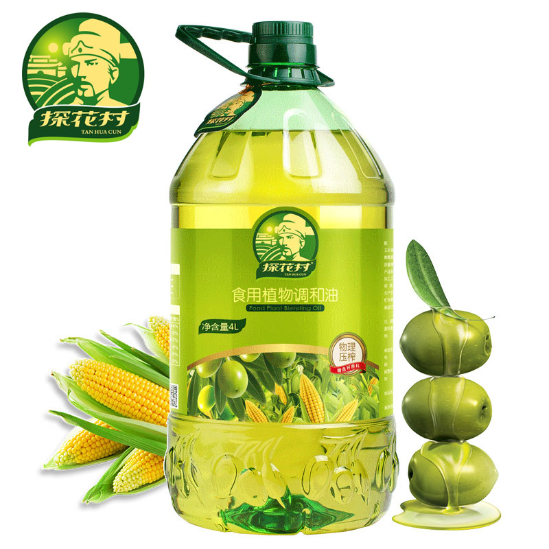 探花村 橄榄油4L调和油 橄榄调和油食用油植物油 物理压榨