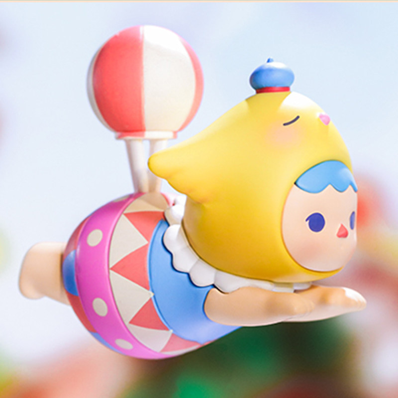 popmart泡泡玛特 pucky毕奇飞行系列盲盒小象龙精灵飞鱼宝宝手办