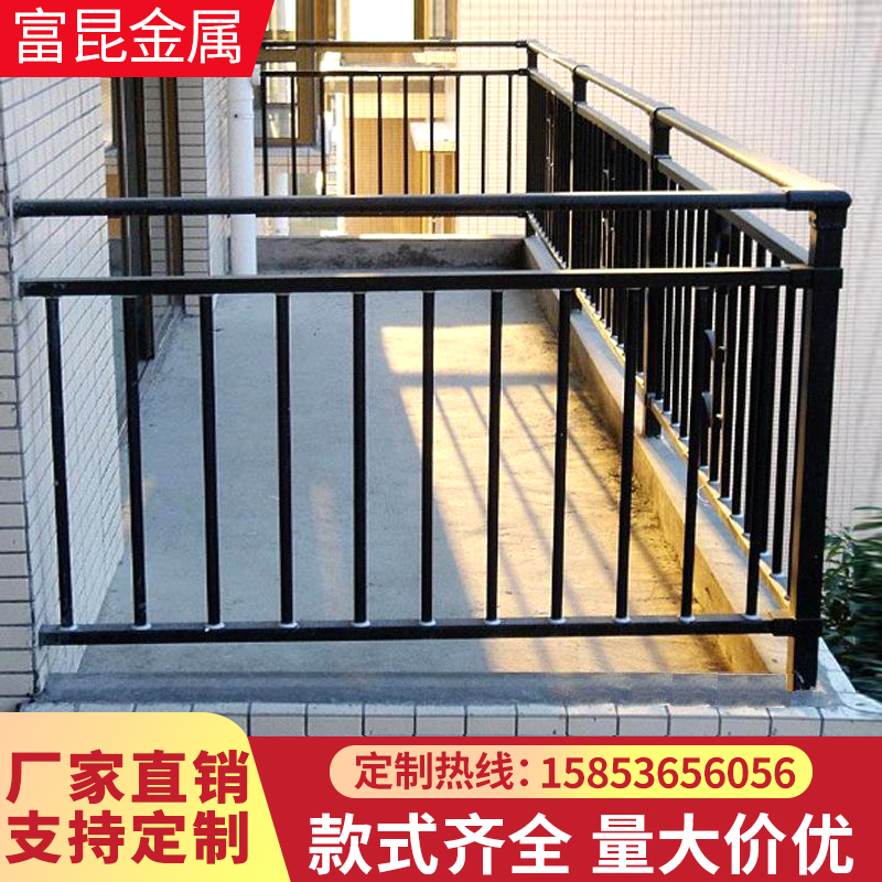 阳台护栏楼顶围栏连廊飘窗楼梯扶手栏杆空调罩百叶窗安全防护栏