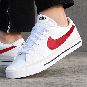 nike耐克男鞋正品2021冬季新款透气运动鞋红勾低帮鞋子小白鞋板鞋