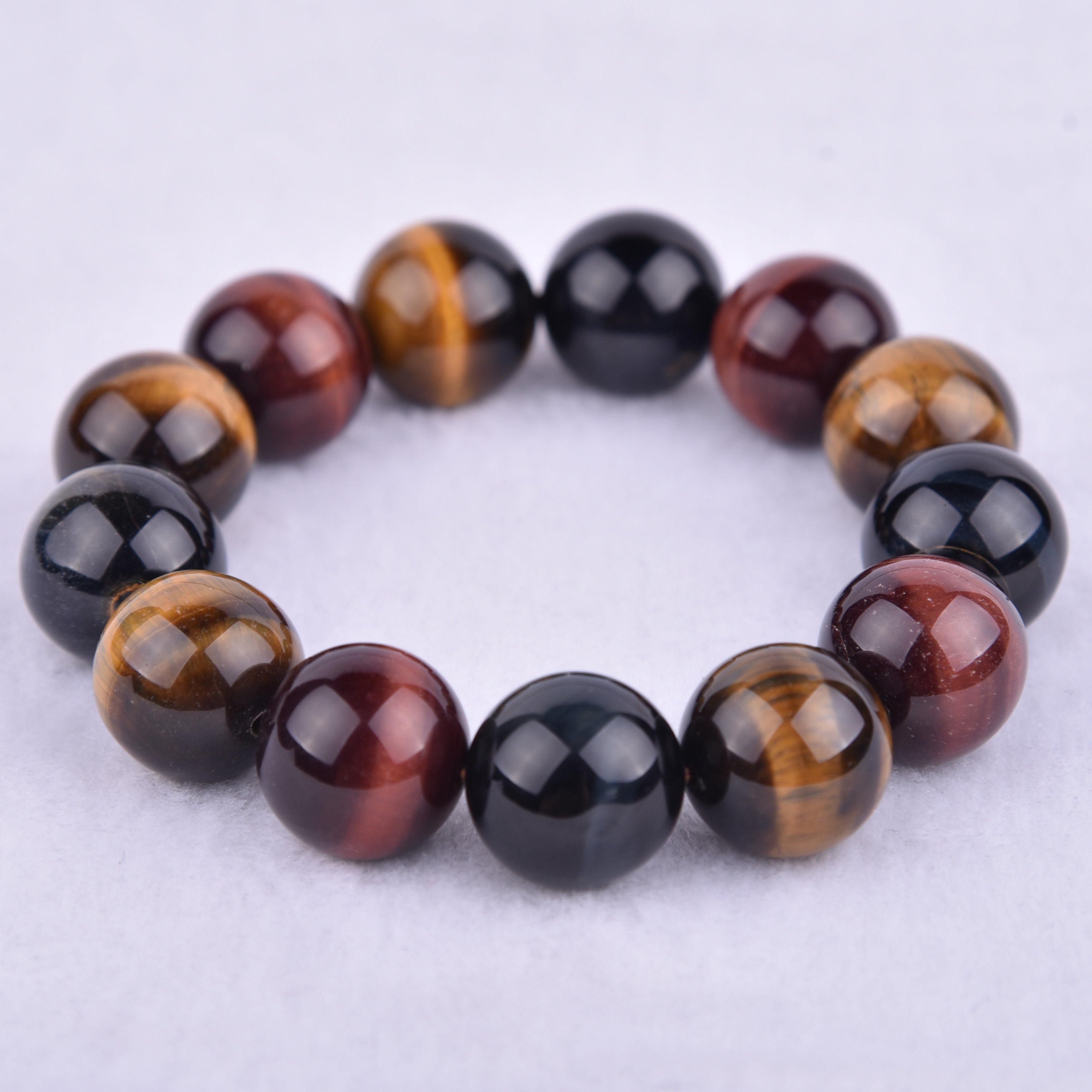 木变石-光素手串 男士手串(附国首鉴定证书)