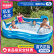INTEX充气游泳池儿童家用泳池透明加厚宝宝家庭戏水洗澡池