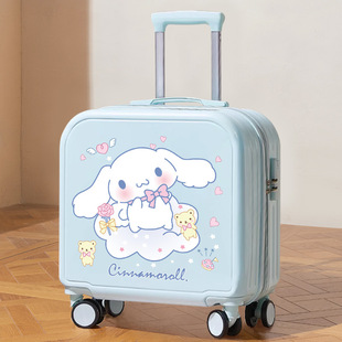 新款库洛米行李箱卡通迷你登机箱轻便静音可坐儿童包小学生拉杆箱