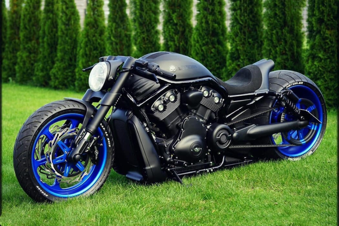 摩托车跑车 哈雷_进口哈雷硬汉883n x48巡航太子夜路德金刚狼改装车