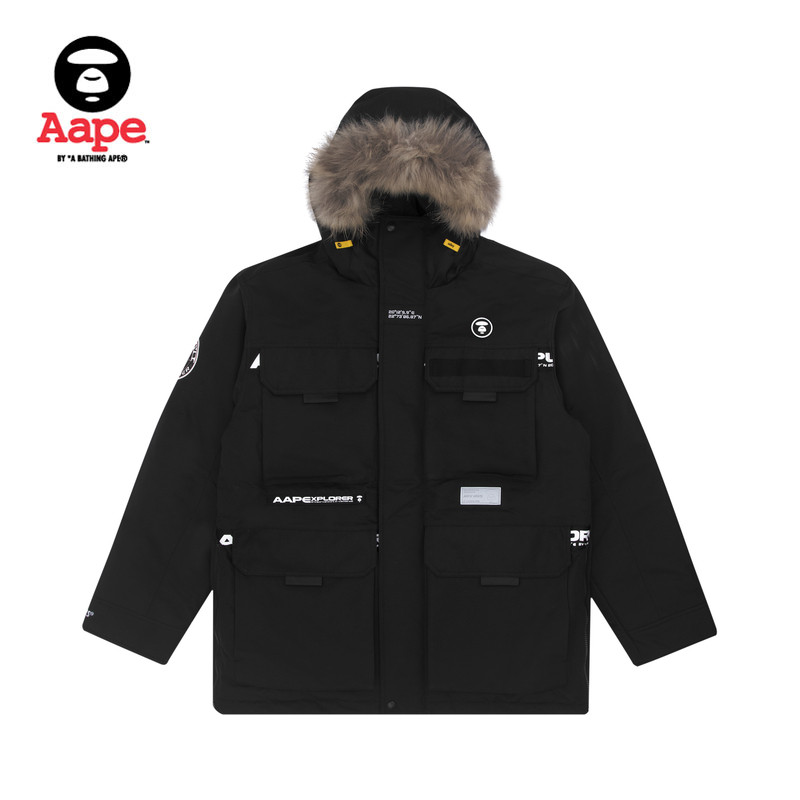 aape男羽绒服