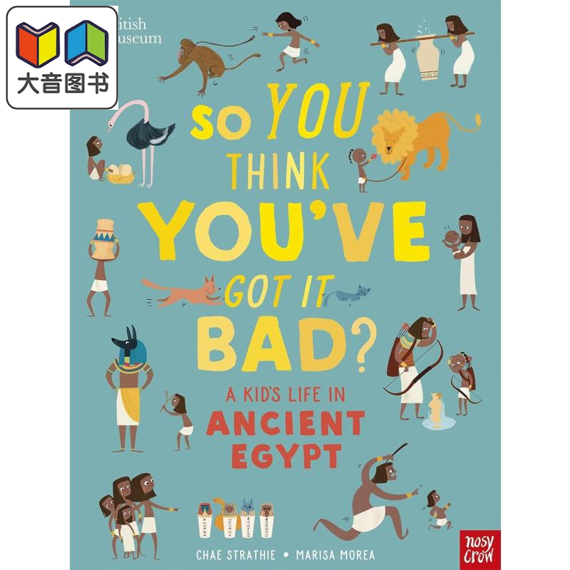 如果你生活在古埃及 A Kids Life in Ancient Egypt 英文原版 儿童历史读物 人文百科绘本故事 进口读物7岁以上 大音