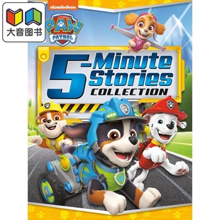 Paw Patrol 5-Minute Stories 汪汪队5分钟故事 英文原版 进口原版 3岁到7岁 儿童图画书 睡前故事 Random House