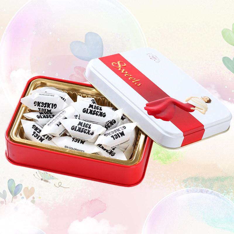 西班牙原装进口sweetrip莎莎的梦什锦蜂蜜玫瑰味铁盒装零食小糖果