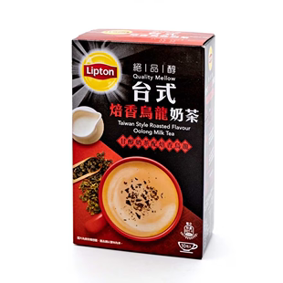 香港 立頓Lipton 絕品醇台式乌龙奶茶10片裝190克 下午茶休闲饮品