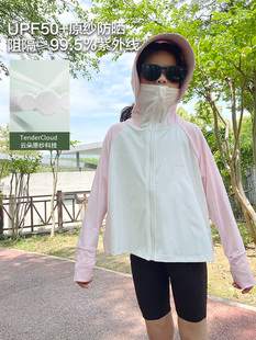 女童防晒衣新款2024夏季薄款儿童大童冰丝轻薄透气斗篷防晒服外套