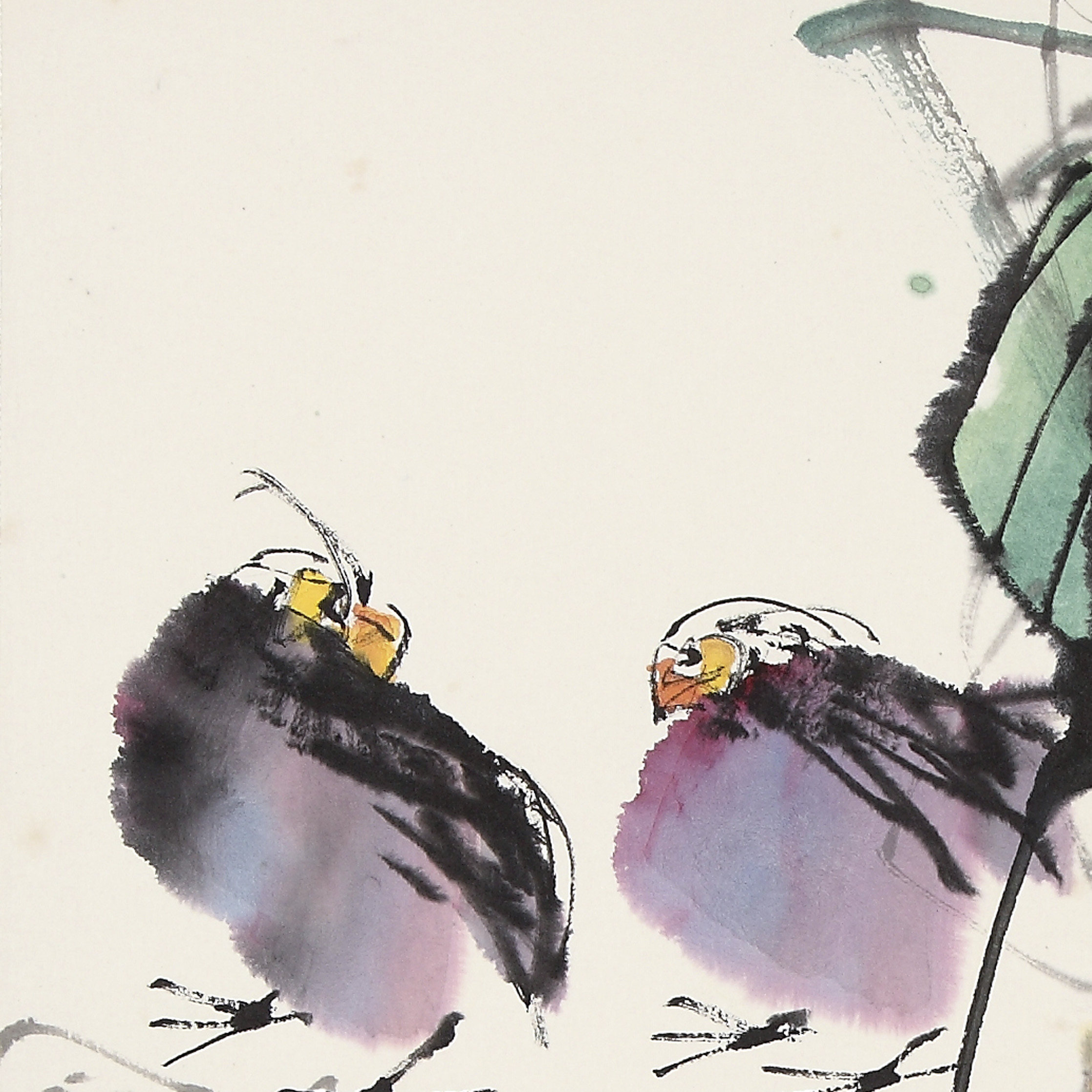 万利明《雎鸠系列一》四川省美术家协会会员