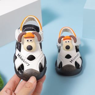 贝贝怡宝宝凉鞋男宝婴儿软底学步鞋0-1-3岁夏季女童透气幼儿鞋子2
