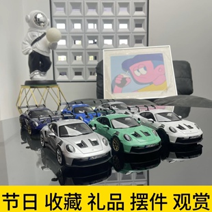 NOREV  1：18 保时捷911 992GT3 RS 2022 仿真合金汽车模型收藏