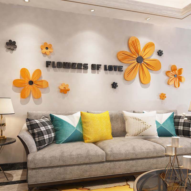 2021主卧室床头背景墙贴纸贴在墙上的装饰品客厅女生个性装饰遮丑