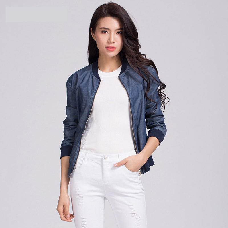 一折女士夹克外套2017新款_名实2017春新款显瘦女式夹克潮外套优惠券