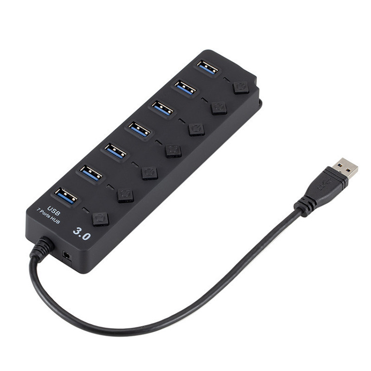 Computer USB multi-interface 3.0 hub high-speed hub 7-port