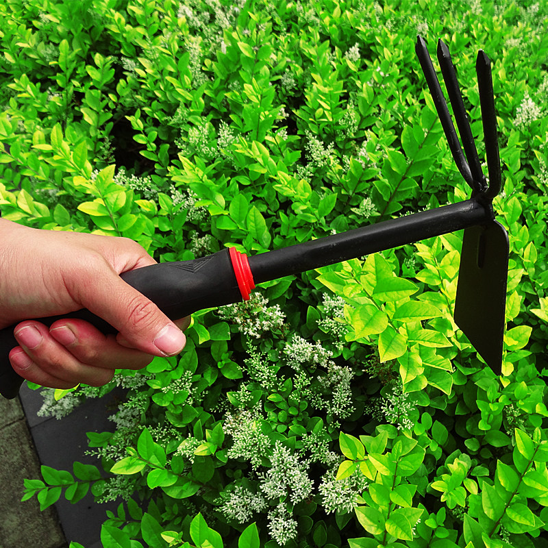 小锄头户外种菜除草神器拔草器挖土园艺工具农用农具锄多功能迷你