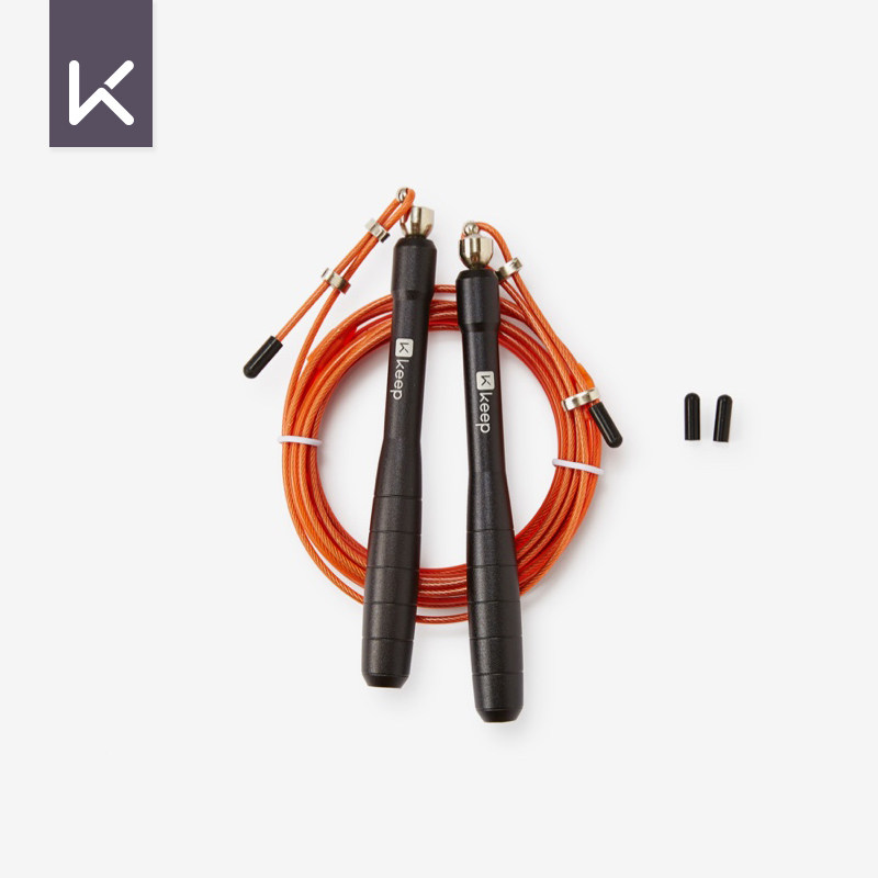 keep商城 双轴钢丝跳绳 减脂运动健身竞速专业正品学生体育器材