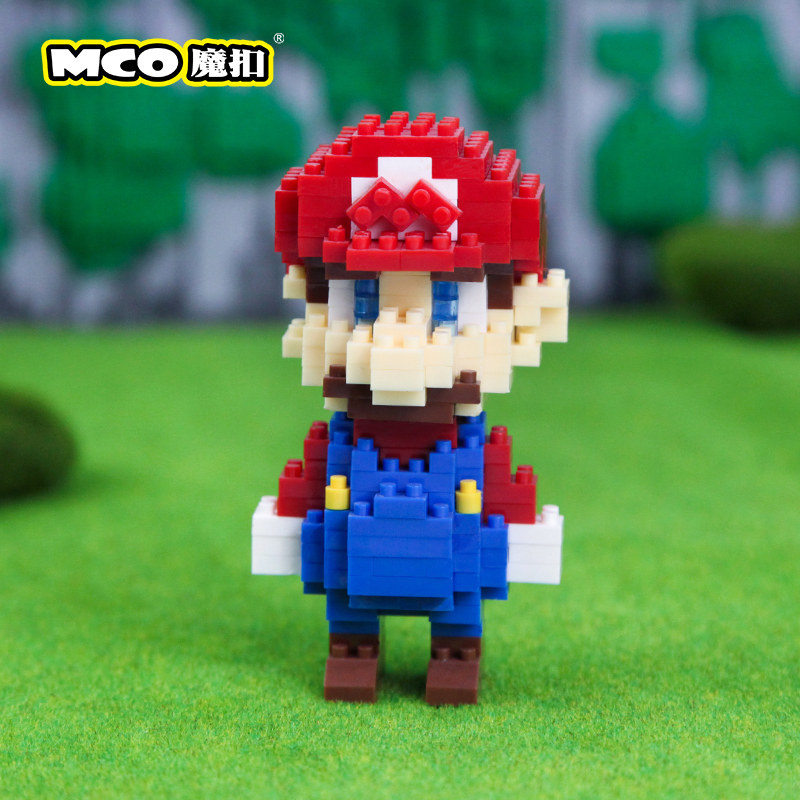 00折后价￥39mco魔扣积木微颗粒乐高式海贼王系列路飞蜘蛛侠机器猫
