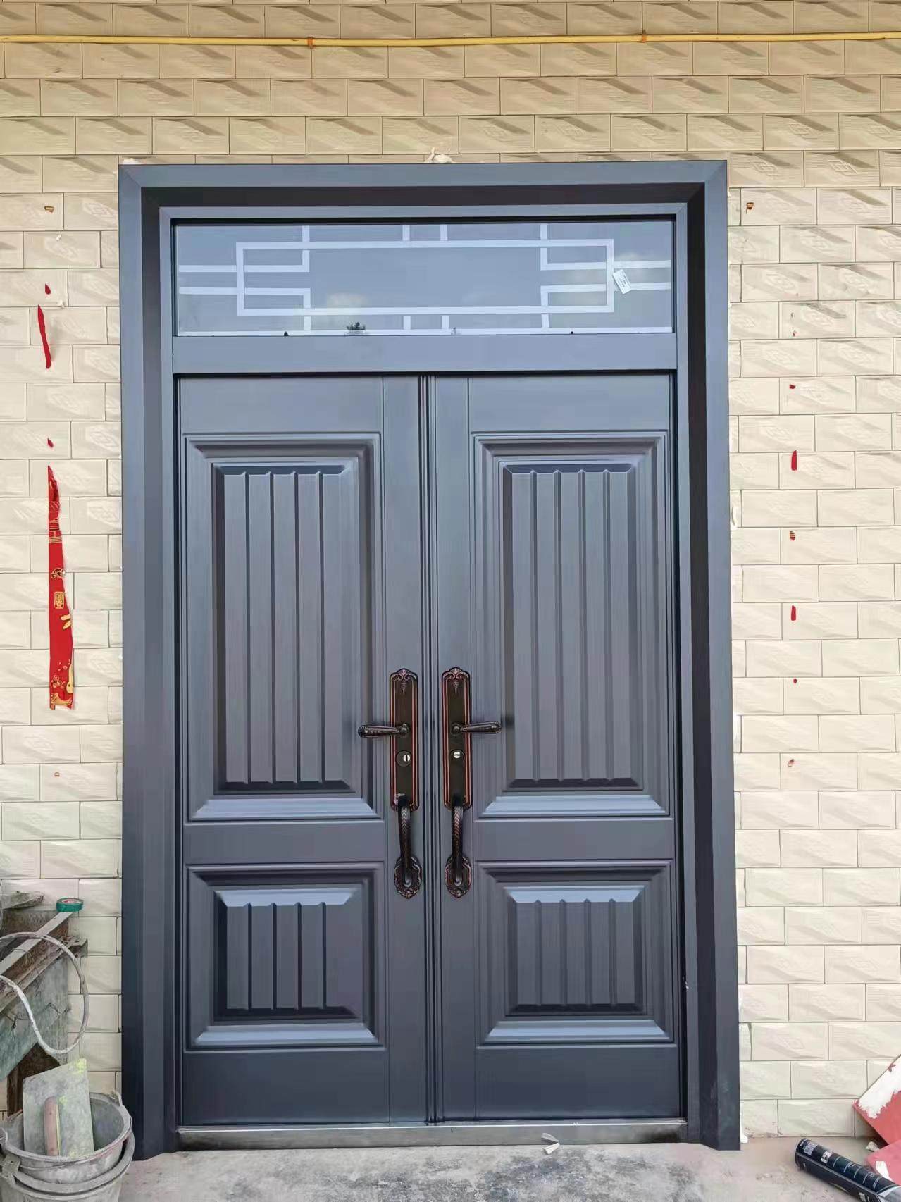 别墅铜门大门双开门