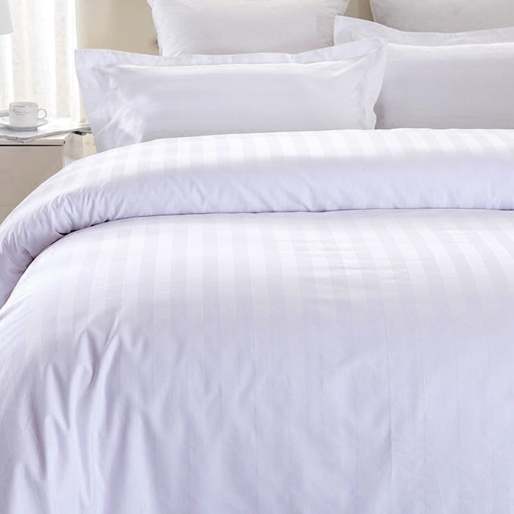 酒店宾馆床上用品批F纯棉白色被套加密加厚旅馆医院客房被罩单件