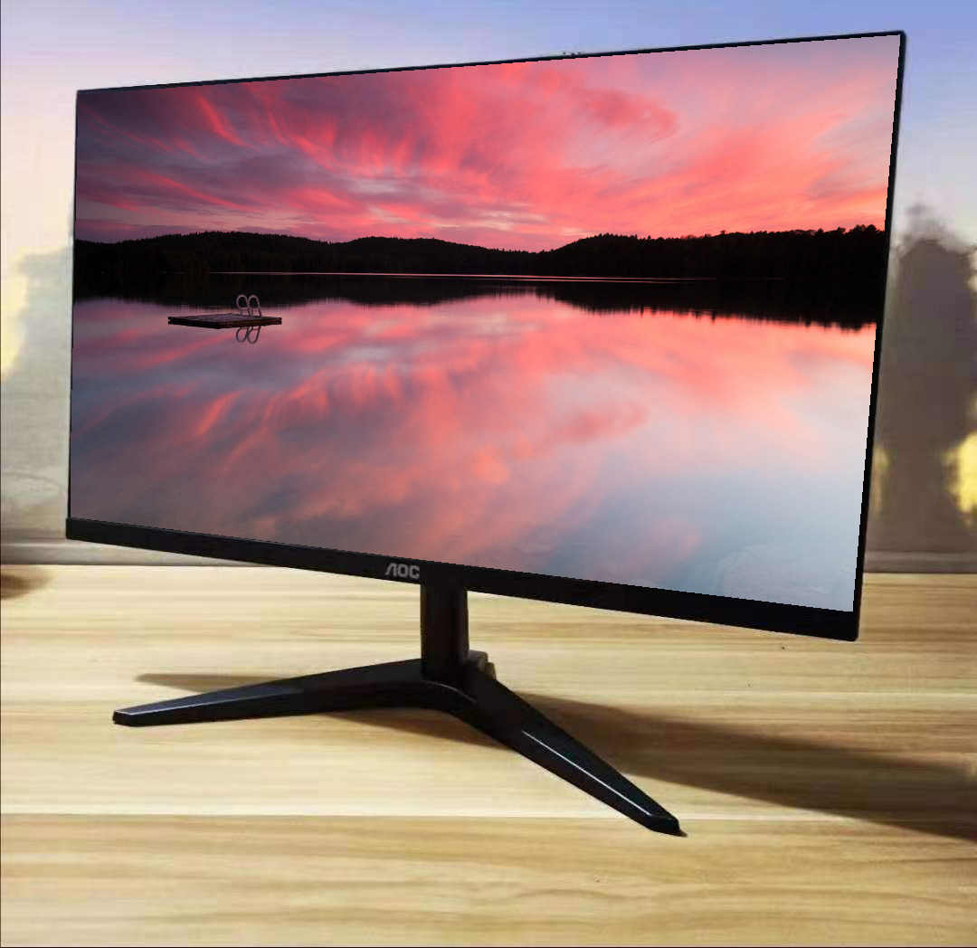 原装二手电脑显示器aoc19/22/24英寸台式屏幕家用监控高清无边框