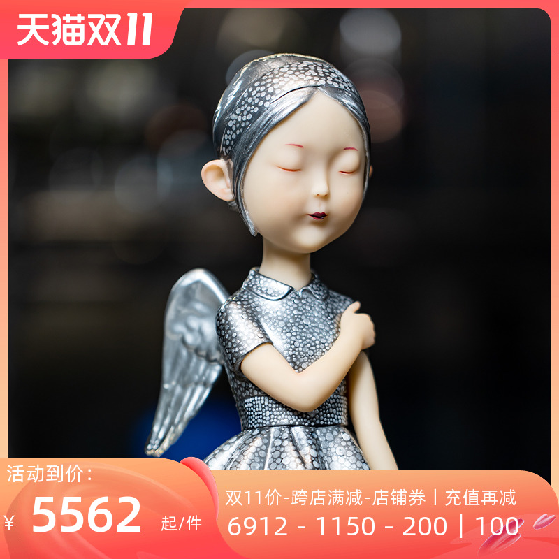 Strange Art The galaxy>modern angel starry sky girl angel Sculpture Wedding gift New personalityin the Home accessories , 家居艺术品, 艺术雕塑 category - from Buy2taobao.com to provide professional Taobao agent buy service