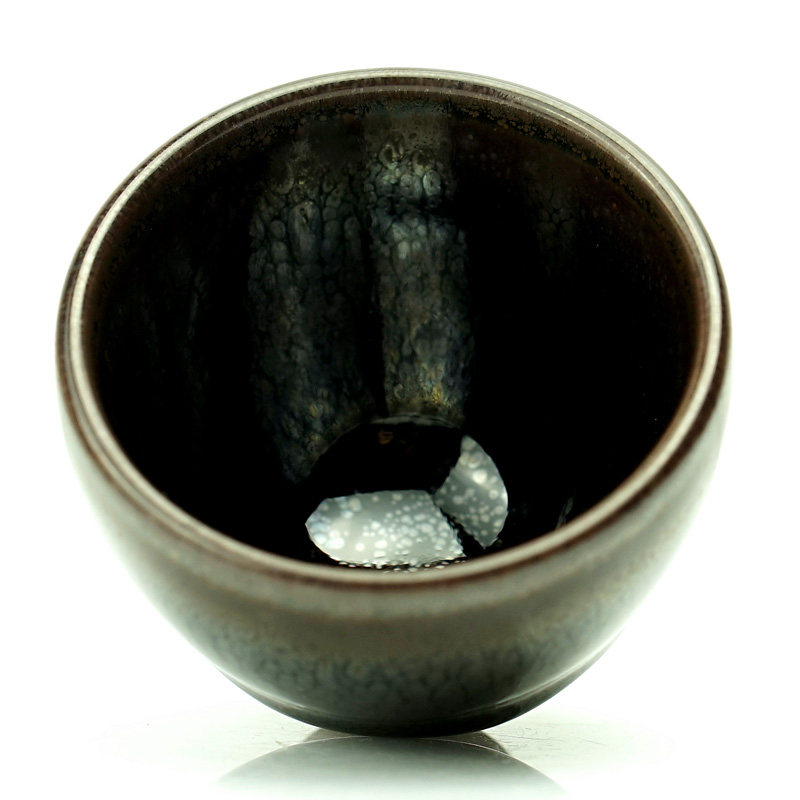 【蛇皮纹油滴】孙福昆 非遗传承人 上口径6.7cm 编号1306