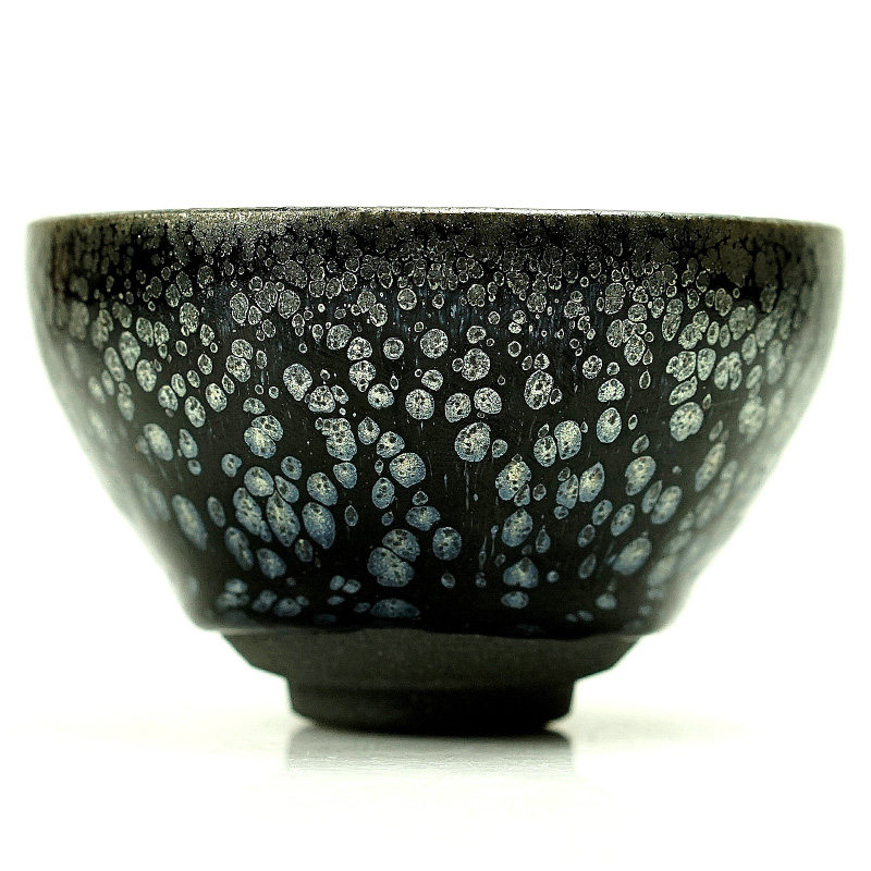 【油滴盏】口碑品牌!铁胎厚重 手感极佳 飞惺建盏 口径9cm v97