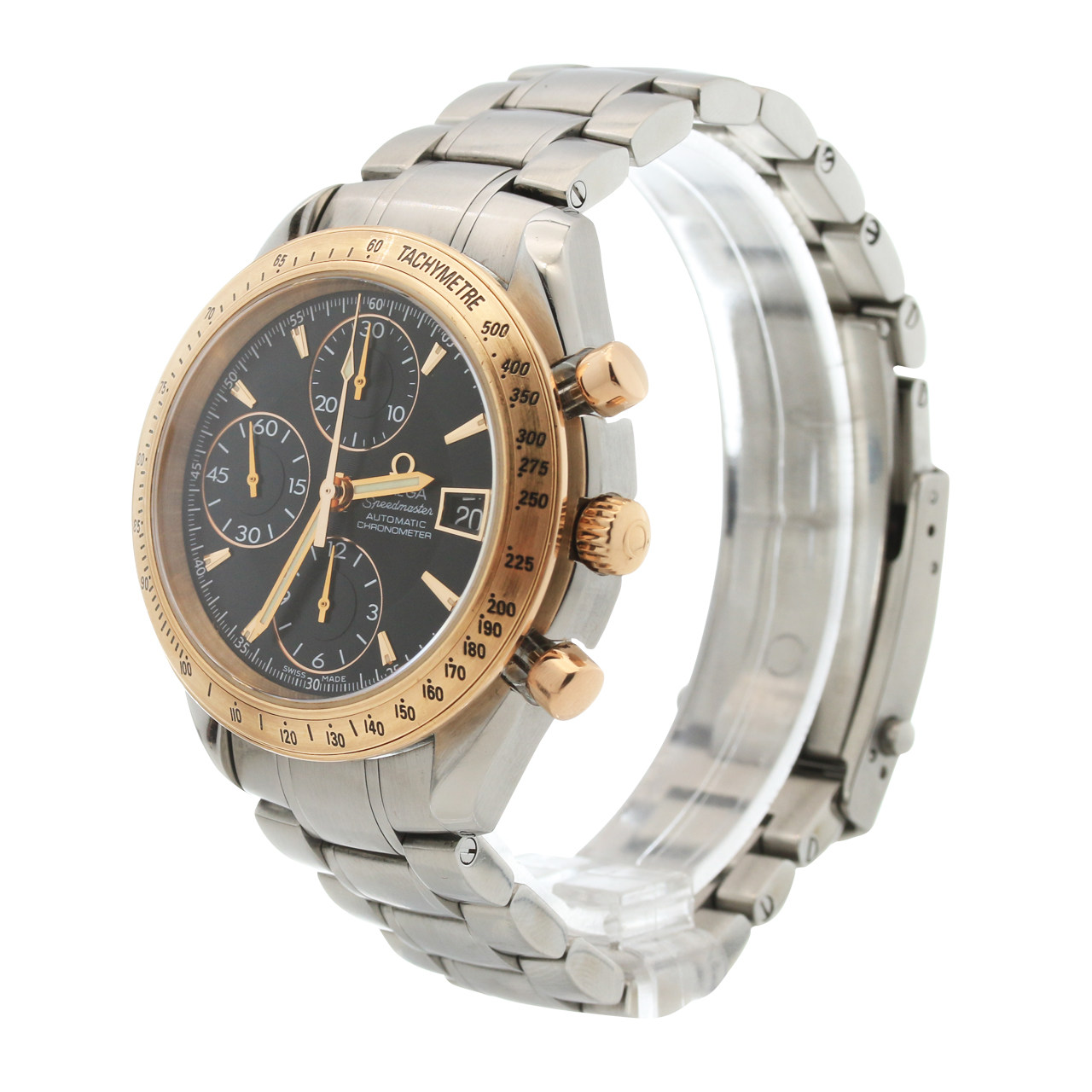 [95新]欧米茄 男表 超霸系列 自动机械 18k玫瑰金