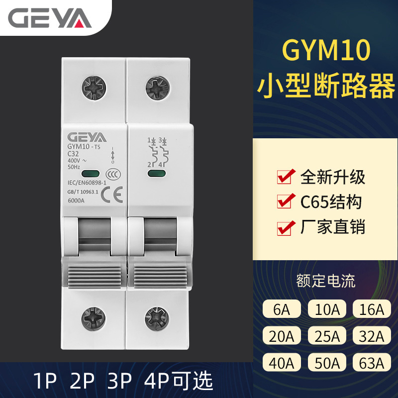 GEYA格亚C65空气开关2P 6