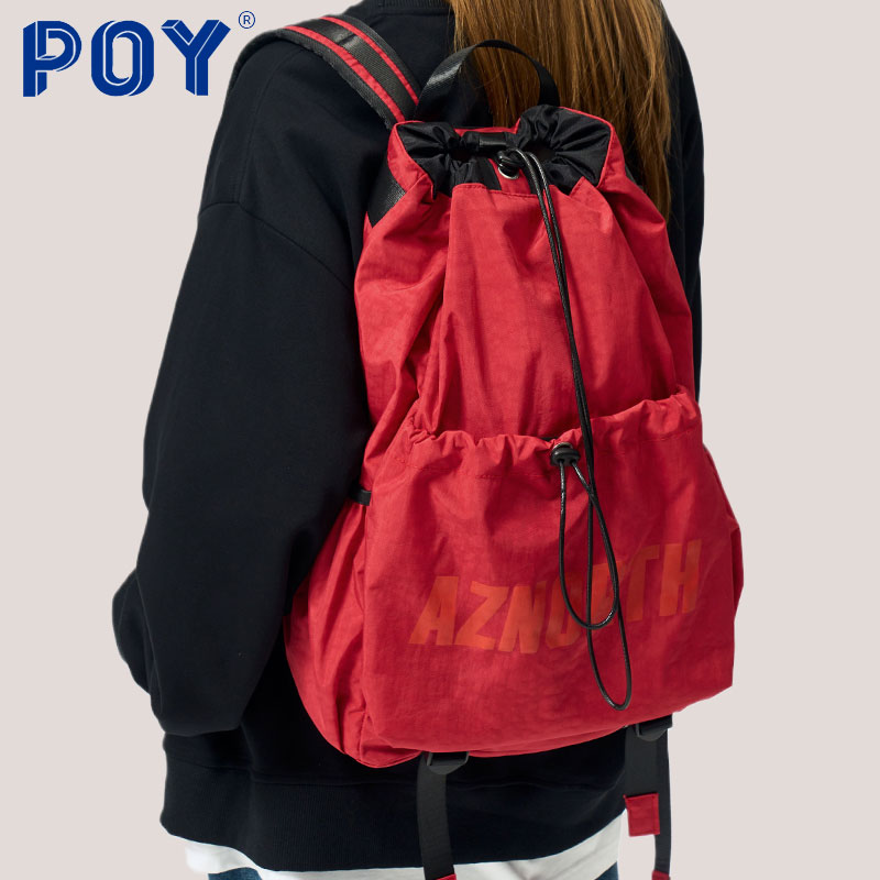 POY®新品  户外大容量双肩包女