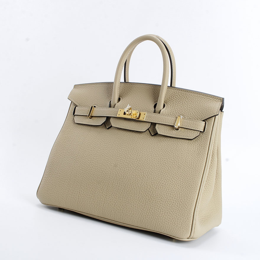 [9.9新]爱马仕hermes女士风衣灰铂金包birkin手提 4228005