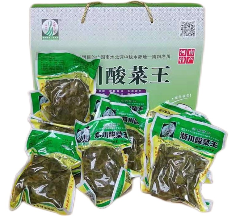 南阳淅川酸菜河南特产真空包装传统腌制正宗酸爽湿酸菜238克/袋