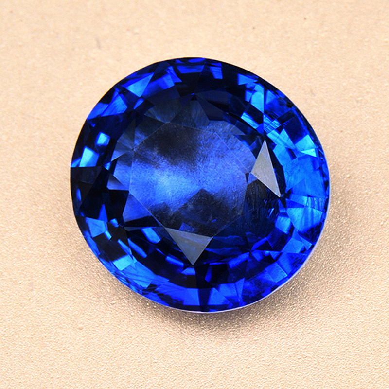 3.10ct 天然vividblue蓝宝石裸石火彩好晶体干净国际egl证书认证