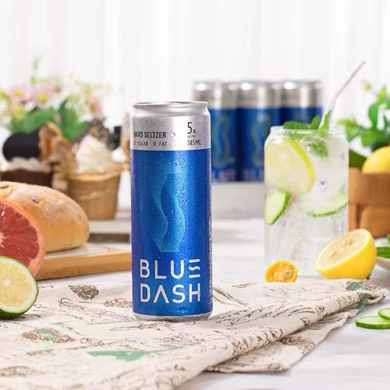 bluedash布鲁大师5度0糖脂沁爽青瓜味苏打酒少女低度助眠微醺潮饮