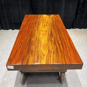 原木奥坎大板书桌图片