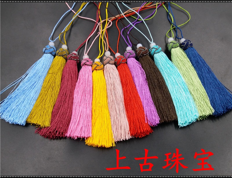 上古珠宝 精品高档五彩流苏 菠萝结穗子 中国结穗子 diy饰品配件在类目 纺织面料/辅料/配套, 纺织辅料, 流苏/穗中 - 来自Buy2taobao.com提供专业的淘宝代购服务