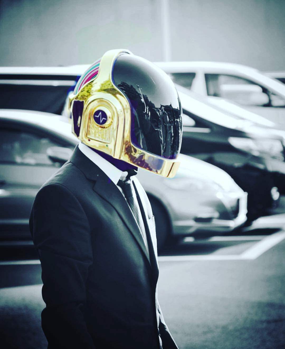 daftpunk-guy man德霍曼 傻瓜蠢朋克 赛博蒸汽朋克头盔 定制